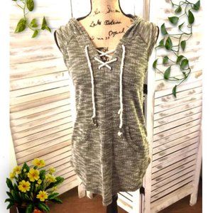 🌺Sleeveless Knit Sweater Hoodie